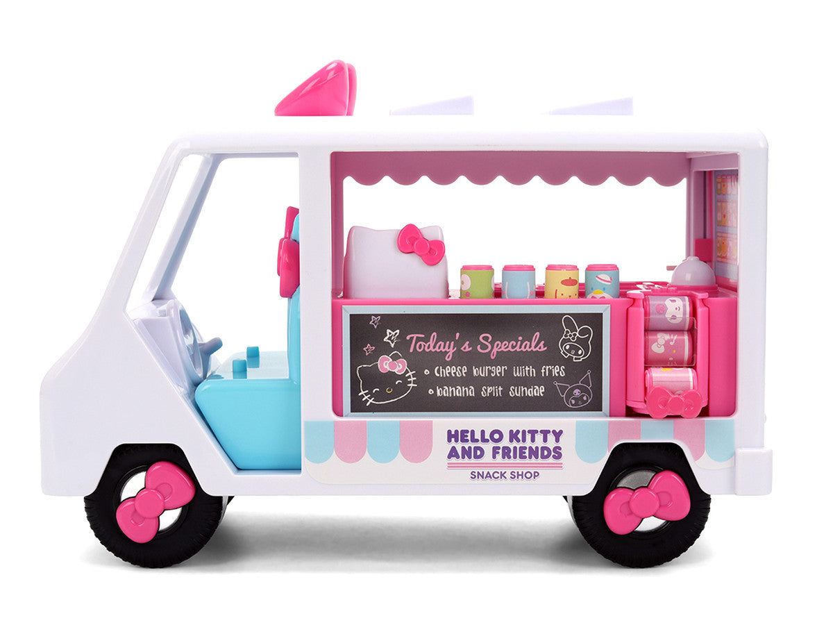 "Hello Kitty and Friends" Food Truck Set with 3 Figures Model by Jada Jada