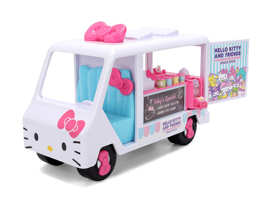 "Hello Kitty and Friends" Food Truck Set with 3 Figures Model by Jada Jada