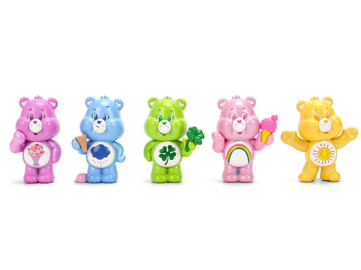 Set of 5 Diecast Figures "Care Bears" "Metalfigs" Series Diecast Models by Jada Jada