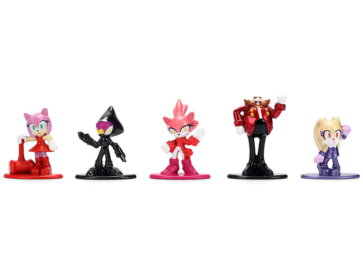 Set of 12 Diecast Figures "Sonic The Hedgehog" Video Games "Nano Metalfigs" Series Diecast Models by Jada Jada