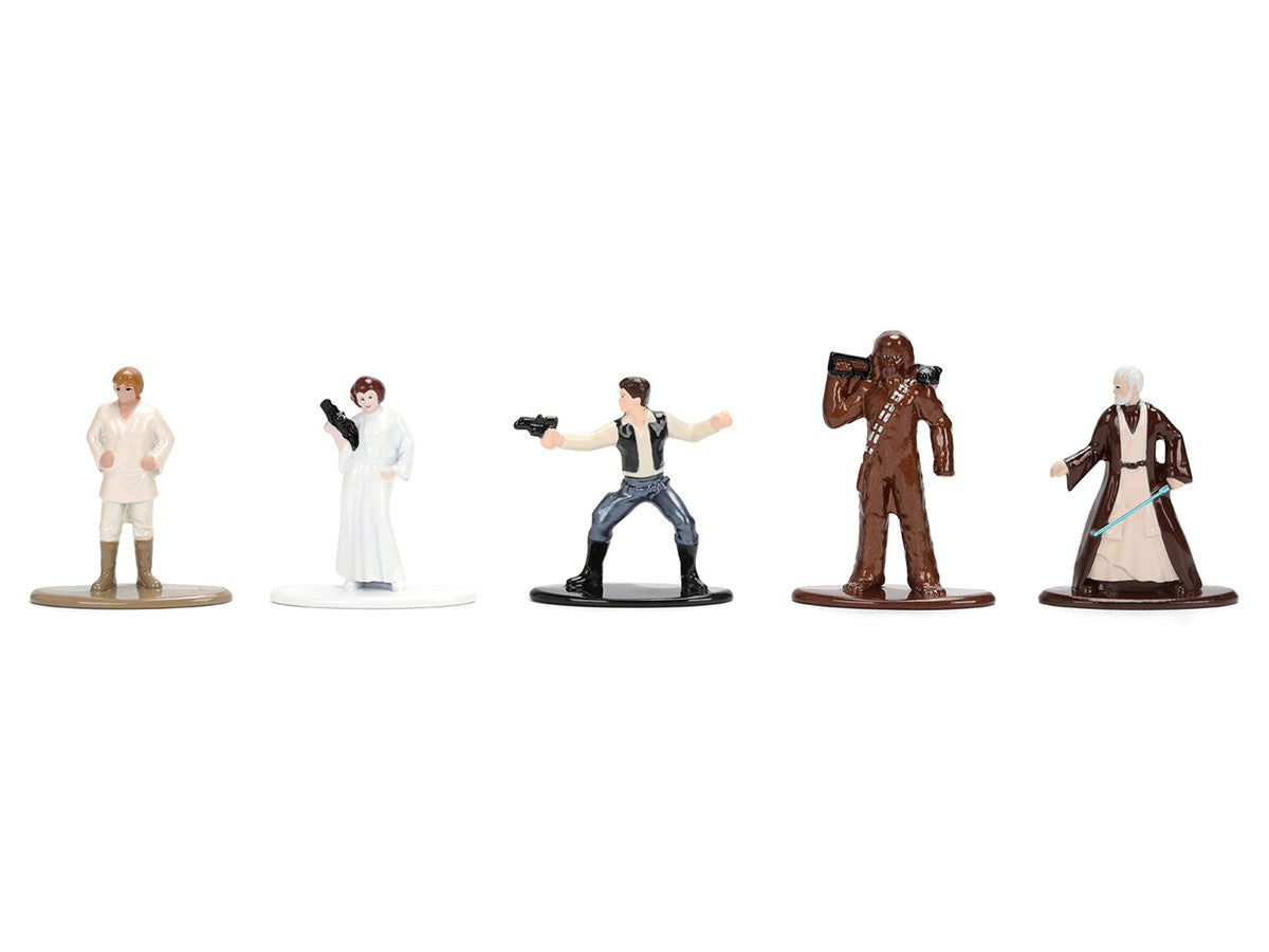 Set of 12 Diecast Figures "Star Wars" Movie Franchise "Nano Metalfigs" Series Diecast Models by Jada Jada