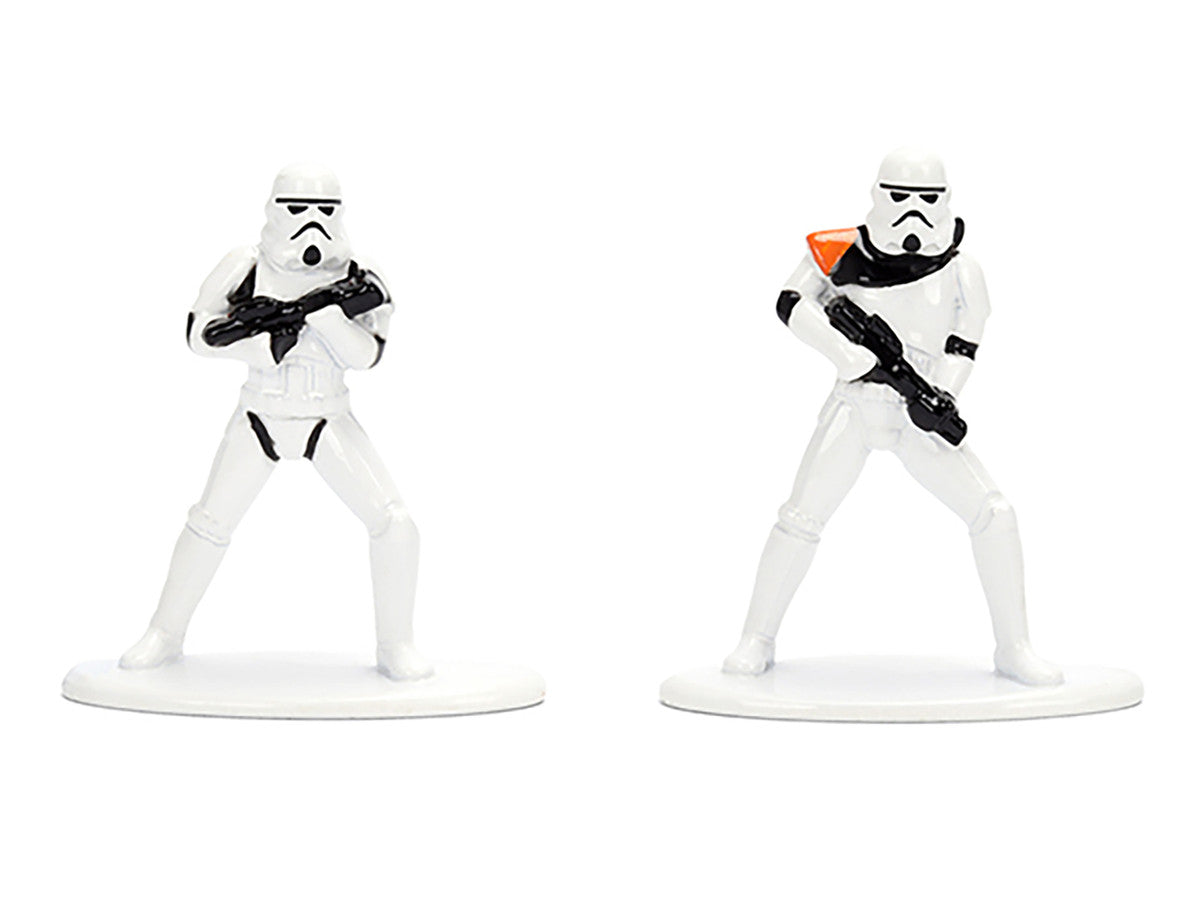 Set of 12 Diecast Figures "Star Wars" Movie Franchise "Nano Metalfigs" Series Diecast Models by Jada Jada