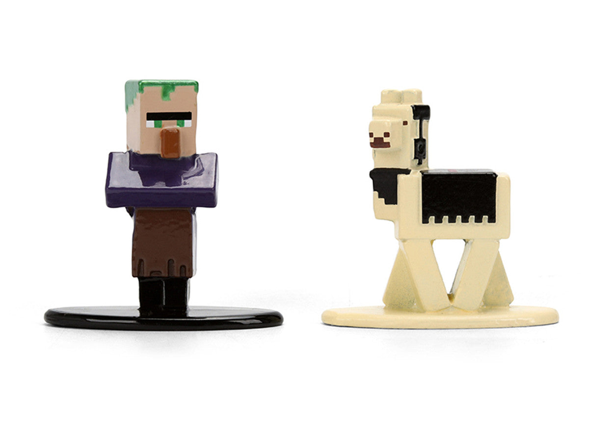 Set of 12 Diecast Figures "Minecraft" Video Game Wave 2 "Nano Metalfigs" Series Diecast models by Jada Jada