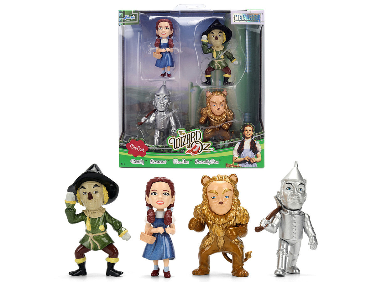 Set of 4 Diecast Figures "The Wizard of Oz" (1939) Movie "Metalfigs" Series Diecast Models by Jada Jada