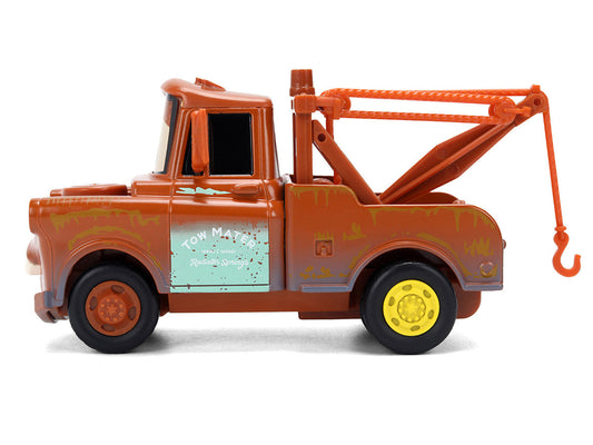 "Tow Mater" Tow Truck Brown (Rusted) "Cars" (2006) Movie "Hollywood Rides" Series 1/32 Diecast Model Car by Jada Jada