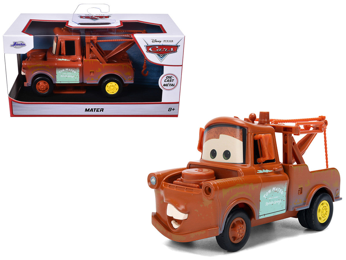 "Tow Mater" Tow Truck Brown (Rusted) "Cars" (2006) Movie "Hollywood Rides" Series 1/32 Diecast Model Car by Jada Jada