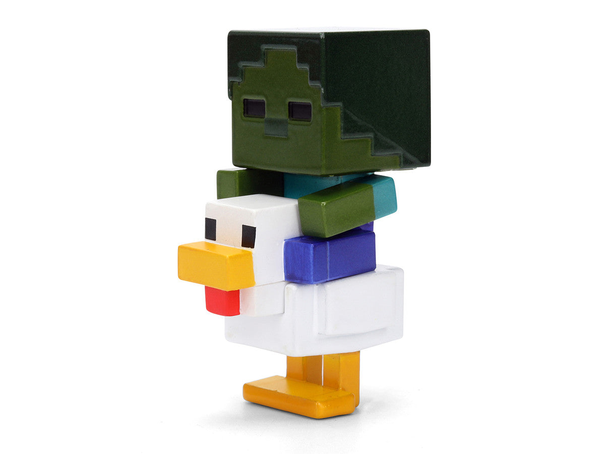 Set of 4 Diecast Figures "Minecraft" Video Game Wave 7 "Metalfigs" Series Diecast Models by Jada Jada