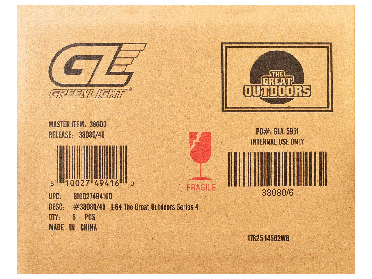 "The Great Outdoors" Series 4 Set of 6 pieces 1/64 Diecast Model Cars by Greenlight Greenlight