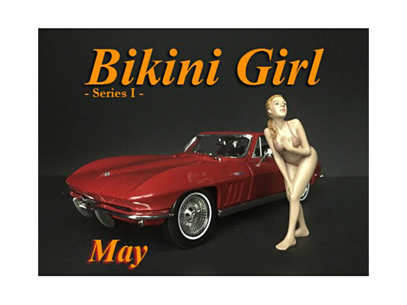 May Bikini Calendar Girl Figure for 1/24 Scale Models by American Diorama American Diorama