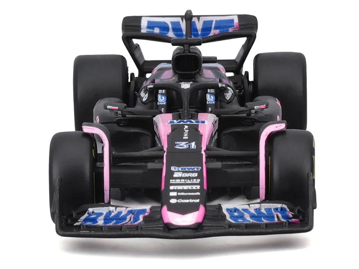 Alpine A524 #31 Esteban Ocon "BWT" "Formula One F1 World Championship" (2024) "Race" Series 1/43 Diecast Model Car by Bburago Bburago