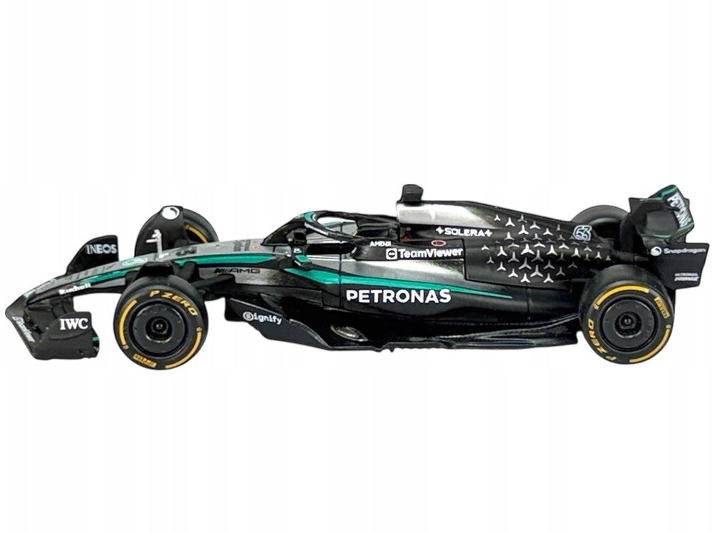 Mercedes-AMG F1 W16 E Performance #63 George Russell "Petronas" Formula One F1 World Championship (2025) "Race" Series 1/43 Diecast Model Car by Bburago Bburago