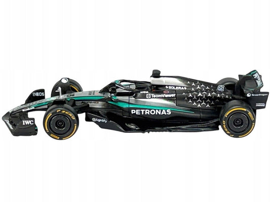 Mercedes-AMG F1 W16 E Performance #63 George Russell "Petronas" Formula One F1 World Championship (2025) "Race" Series 1/43 Diecast Model Car by Bburago Bburago