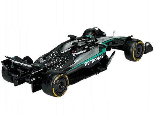 Mercedes-AMG F1 W16 E Performance #63 George Russell "Petronas" Formula One F1 World Championship (2025) "Race" Series 1/43 Diecast Model Car by Bburago Bburago