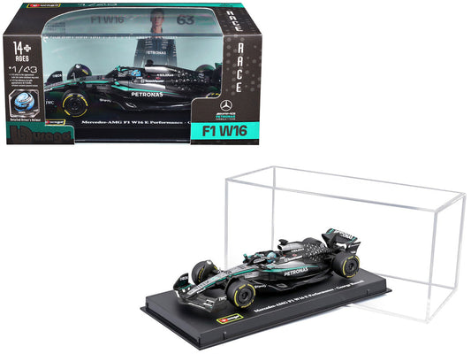 Mercedes-AMG F1 W16 E Performance #63 George Russell Formula One F1 "World Championship" (2025) 1/43 Diecast Model Car by Bburago Bburago