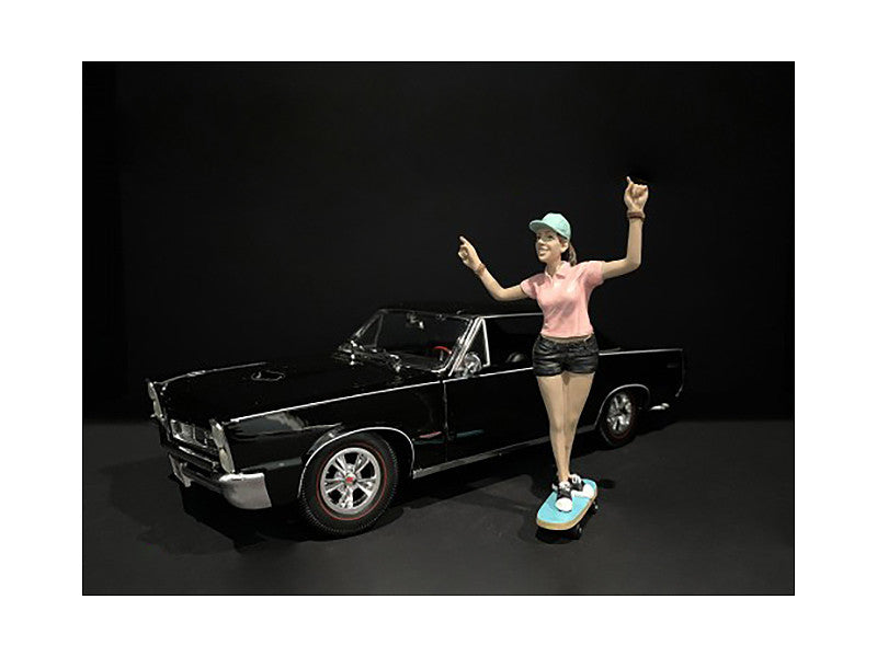 Skateboarder Figurine IV for 1/18 Scale Models by American Diorama American Diorama