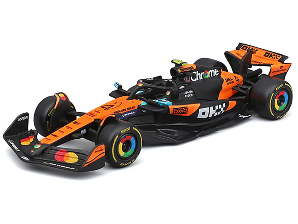 McLaren MCL39 #4 Lando Norris "OKX" Winner Formula One F1 "Australian GP" (2025) "Race" Series 1/43 Diecast Model Car by Bburago Bburago