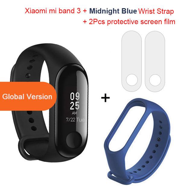 Global Version Xiaomi mi band 3 Fitness Tracker Smart Bracelet 0.78 OLED Touch Screen 50M Waterproof miband 3 Xiomi band 3 Best YouTube Store