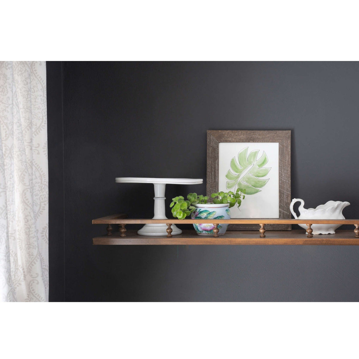 18" X 24" Rustic Farmhouse Espresso Wood Frame W2B