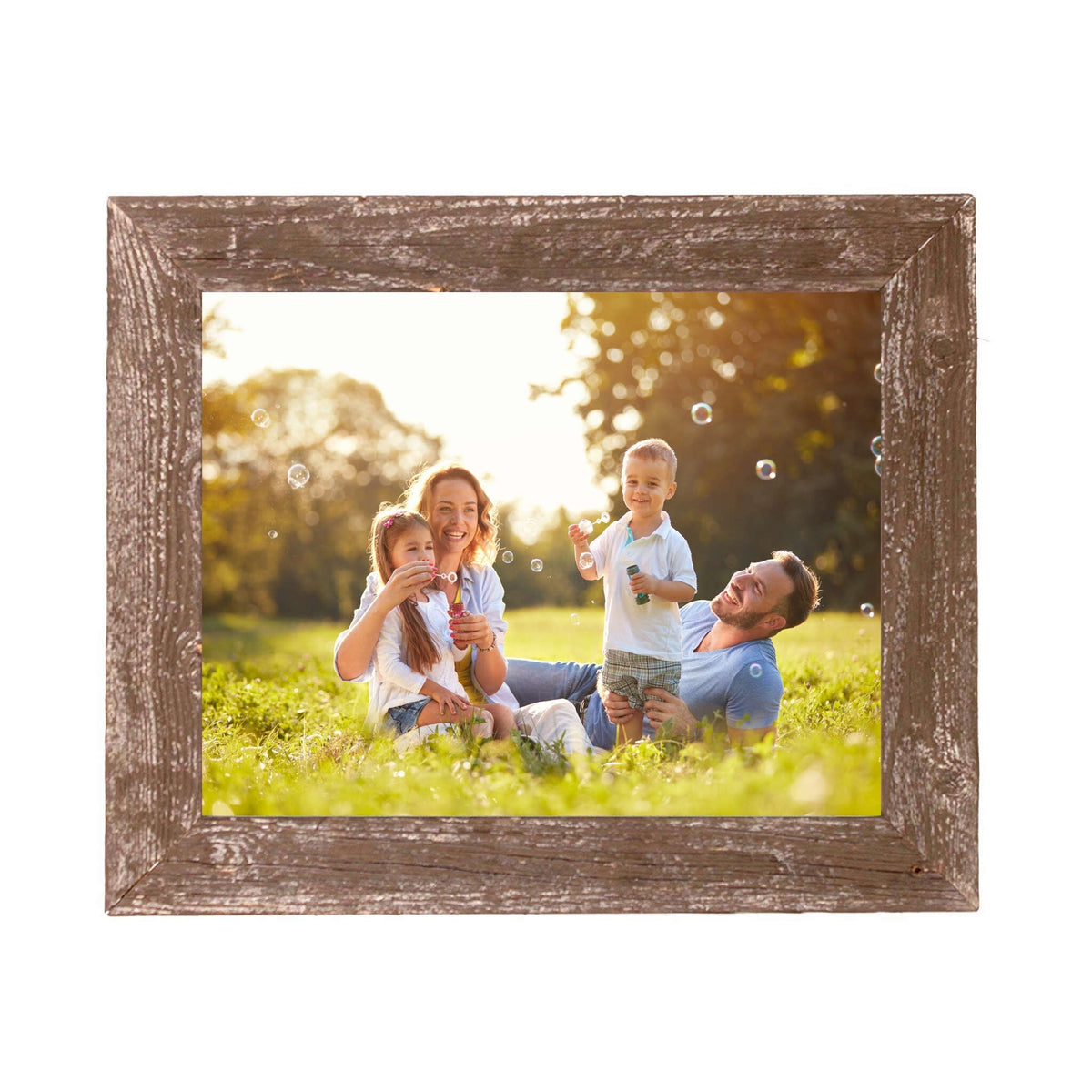 18" X 24" Rustic Farmhouse Espresso Wood Frame W2B