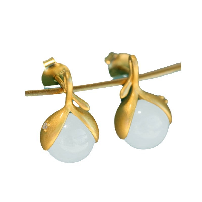 Delicate Dainty And Minimalist Flower Bud Earrings Best YouTube Store