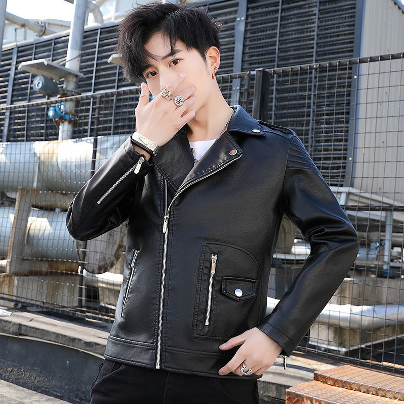 Motorcycle leather jacket LadyShow.Store