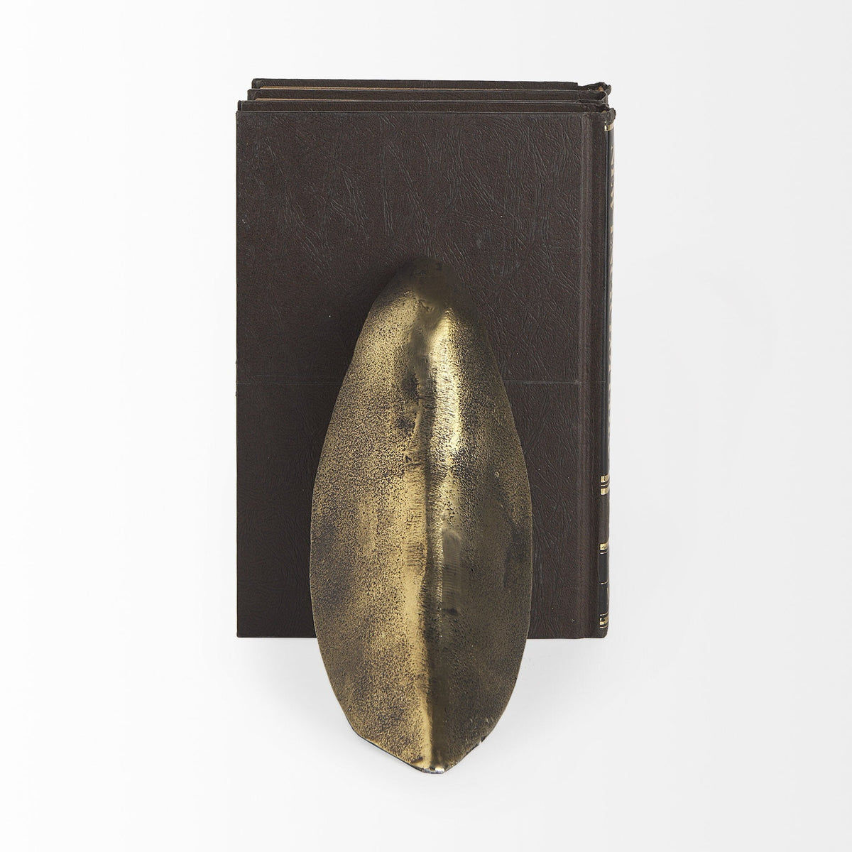 Rustic Antiqued Gold Dove Bookends W2B