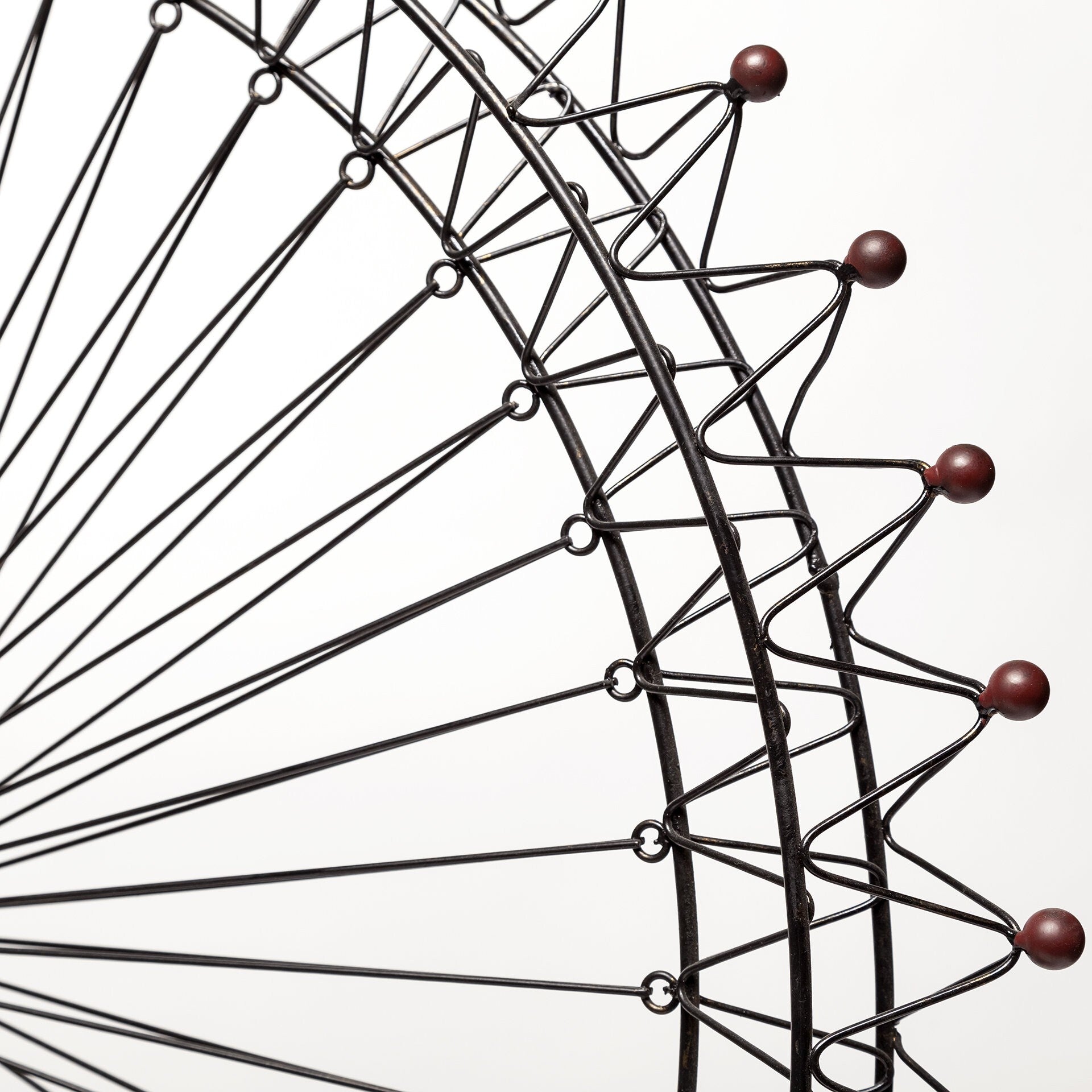 Metal And Wood London Eye Moveable Sculpture W2B