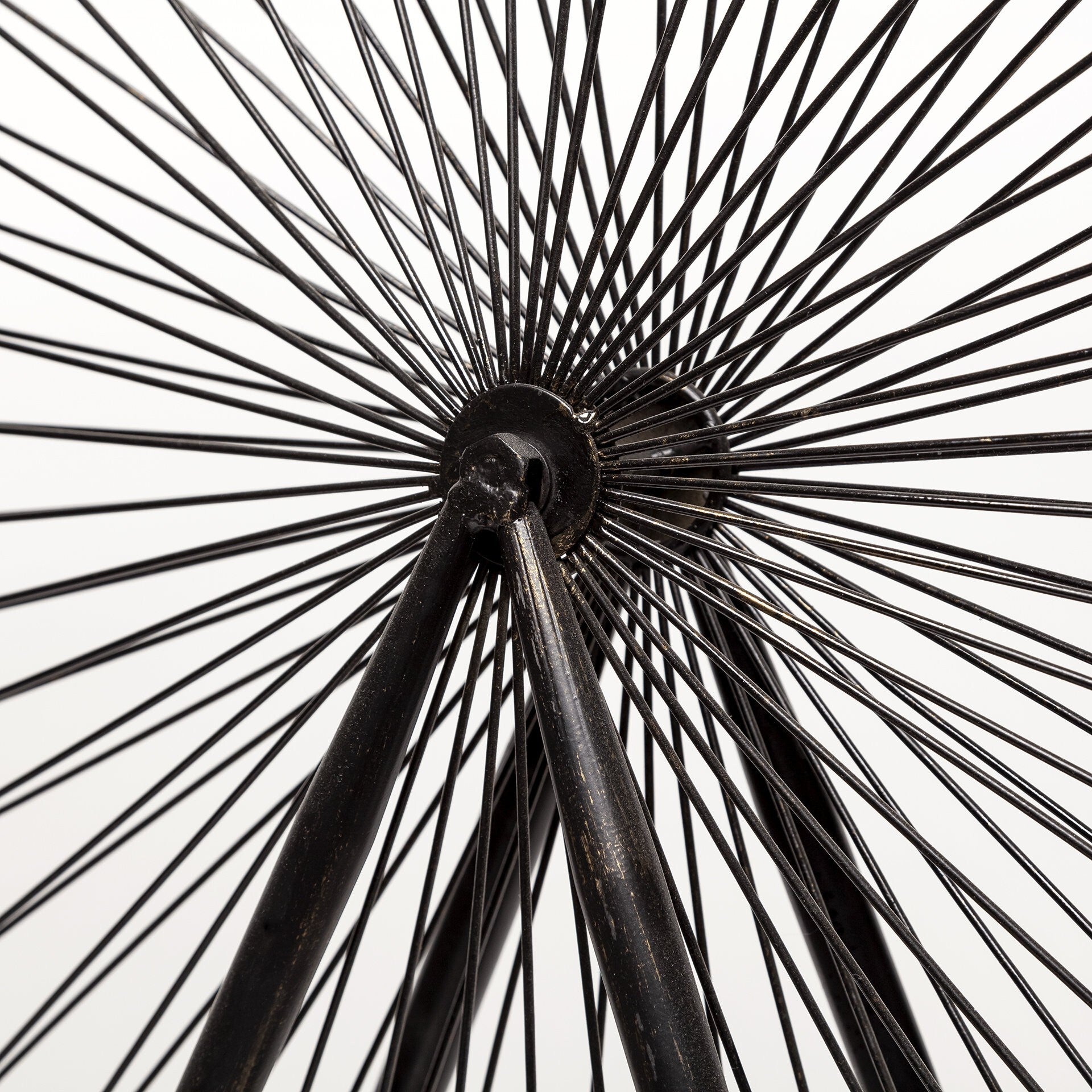 Metal And Wood London Eye Moveable Sculpture W2B