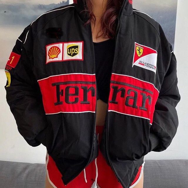 Women's Bomber Racing Jacket by LuxuryLifeWay