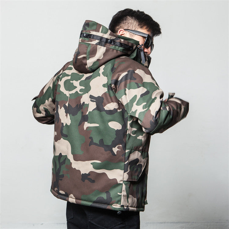 Winter camouflage cotton jacket men LadyShow.Store