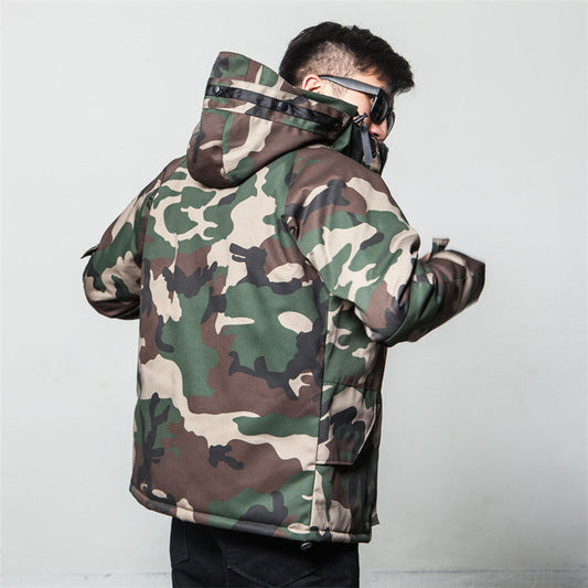 Winter camouflage cotton jacket men LadyShow.Store