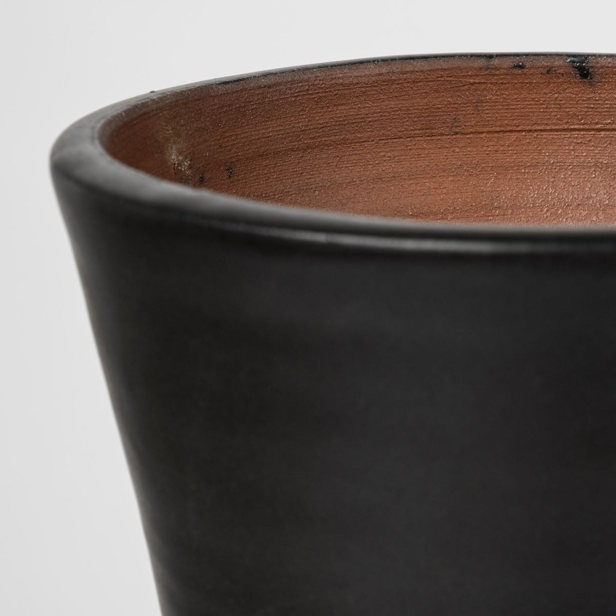 17" Black and White Modern Grid Ceramic Vase W2B