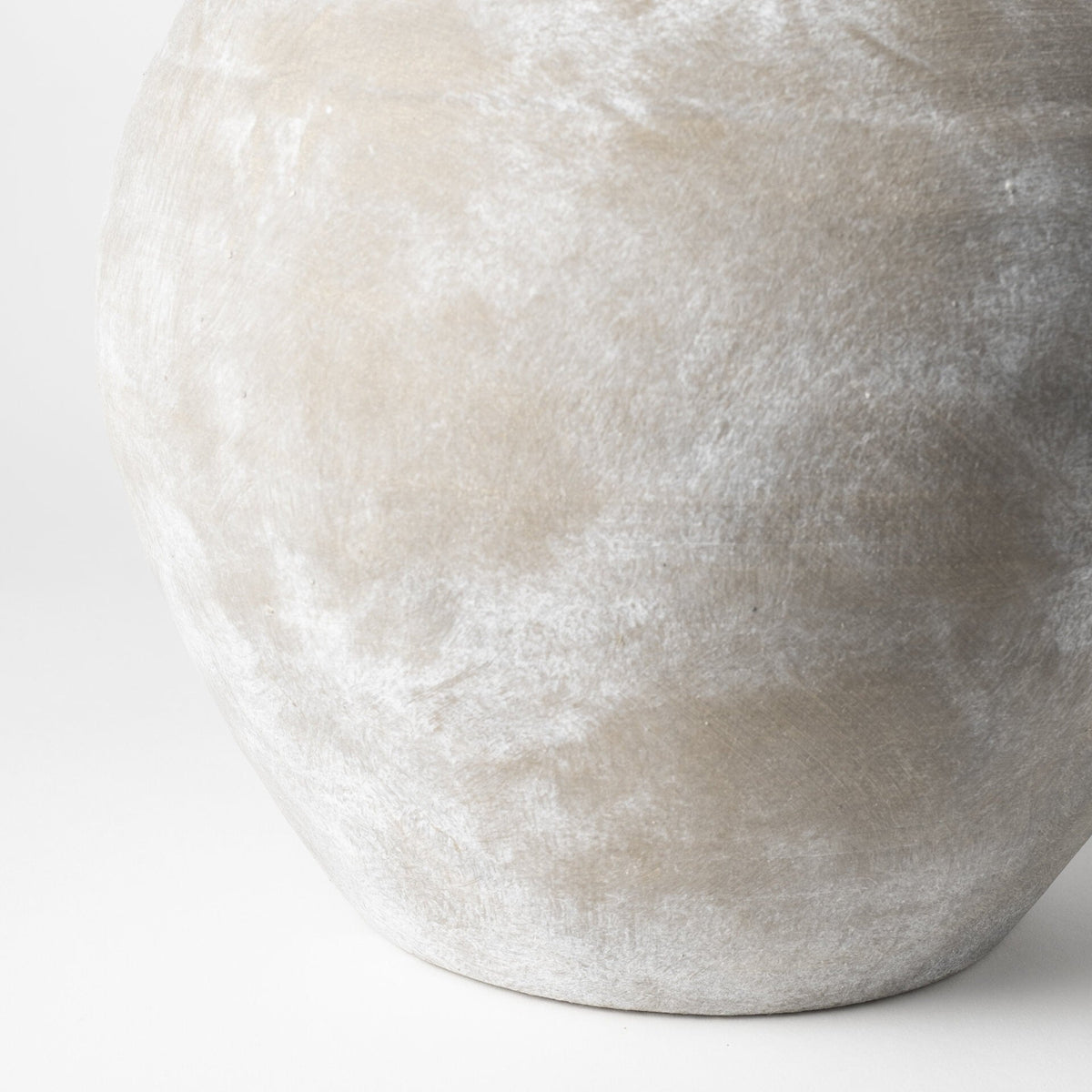Rustic Whitewash Brown Double Handle Ceramic Vase W2B