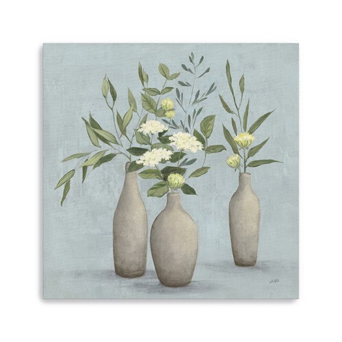 Bohemian Flowers In Ceramic Vases Unframed Print Wall Art W2B