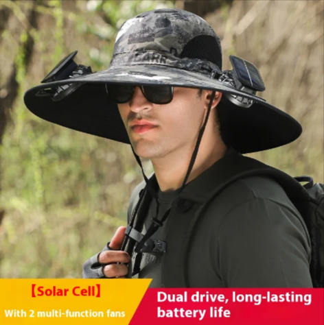 Solar Fan Sunshade Hat Best YouTube Store
