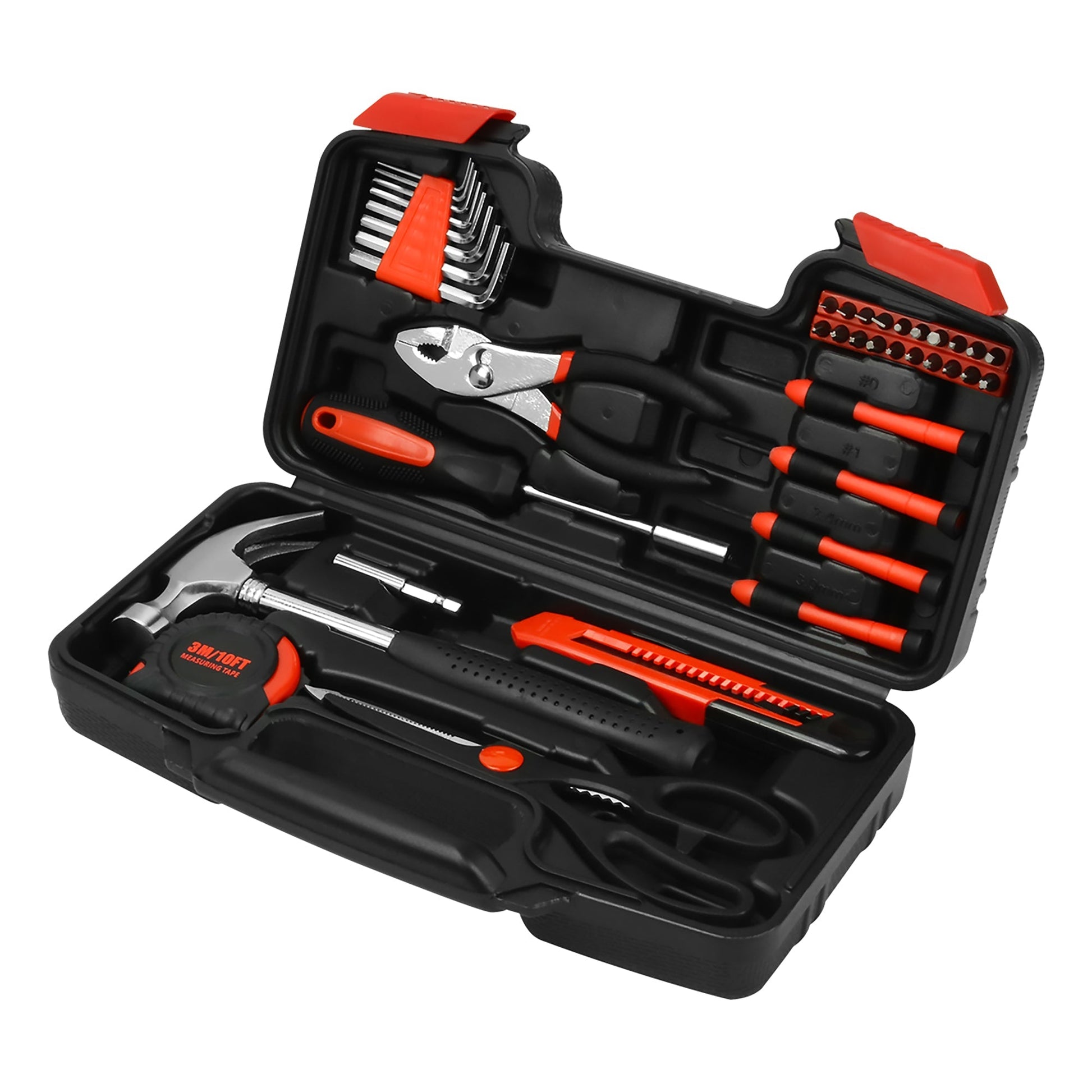 Handy Solutions 39-Piece Household Tool Kit Pursonic