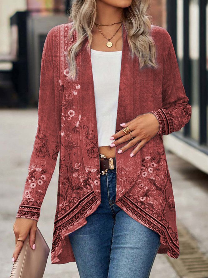 Shawl Small Suit Cardigan Outer Wear Ethnic Style Accent Plus