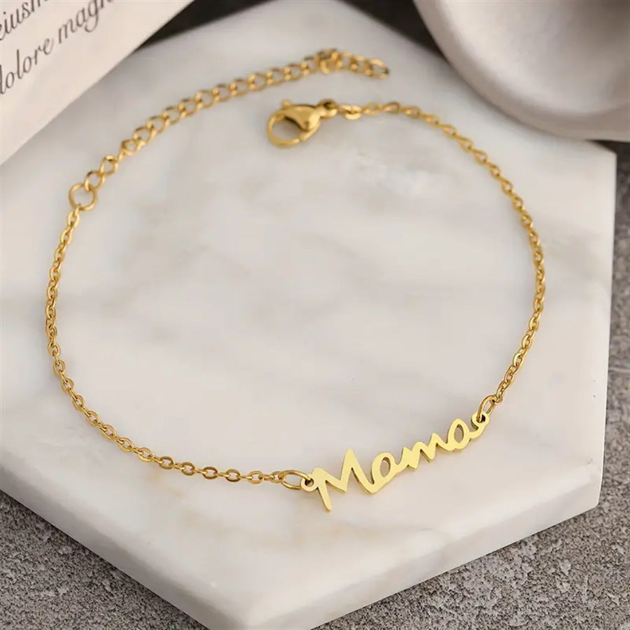 Letter Bracelet Fashion Mother's Day Gift CJD