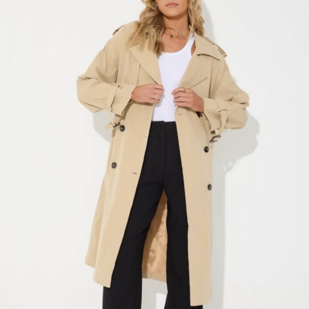 Women's Fashion Casual Long Trench Coat LadyShow.Store