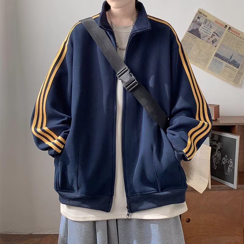 Spring And Autumn Loose Casual Sports Men's Jacket Best YouTube Store