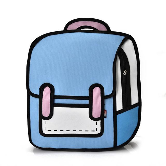 Fashion Unisex Cute Comic Bookbag