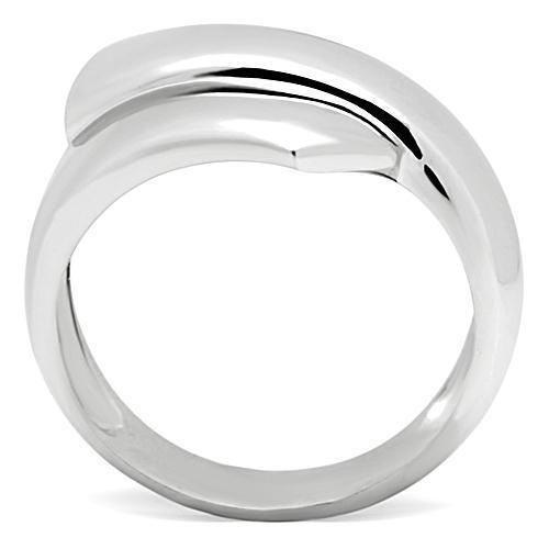 3W167 - Rhodium Brass Ring with No Stone Alamode