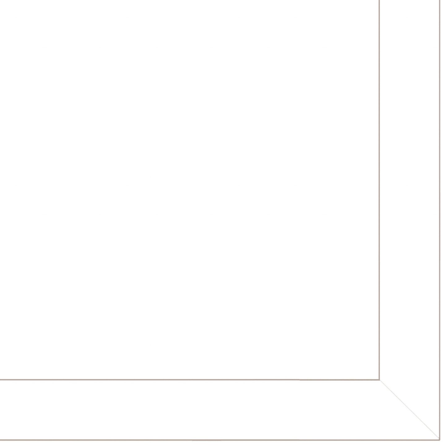 Beetle and Bob Baby Monkey White Framed Print Wall Art