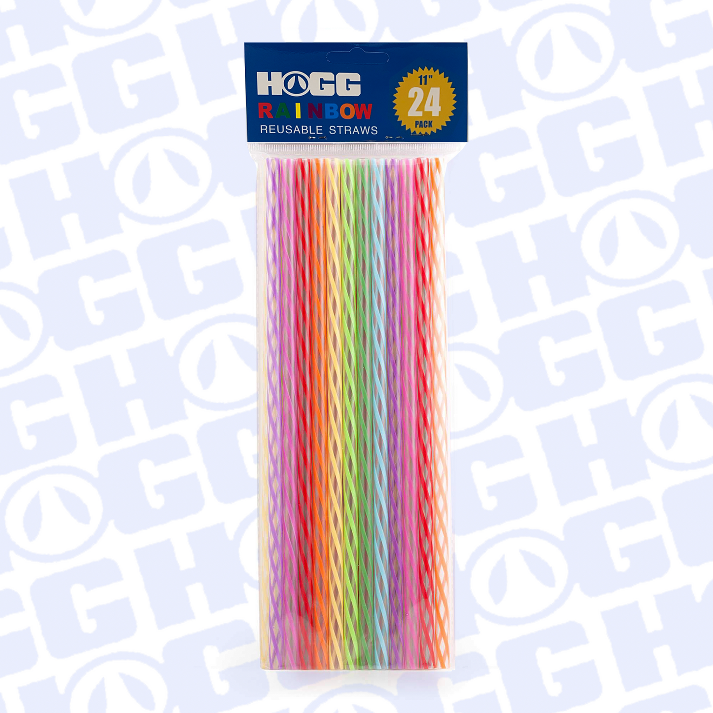 HOGG RAINBOW REUSABLE STRAWS 24 PACK LuxuryLifeWay Online Store