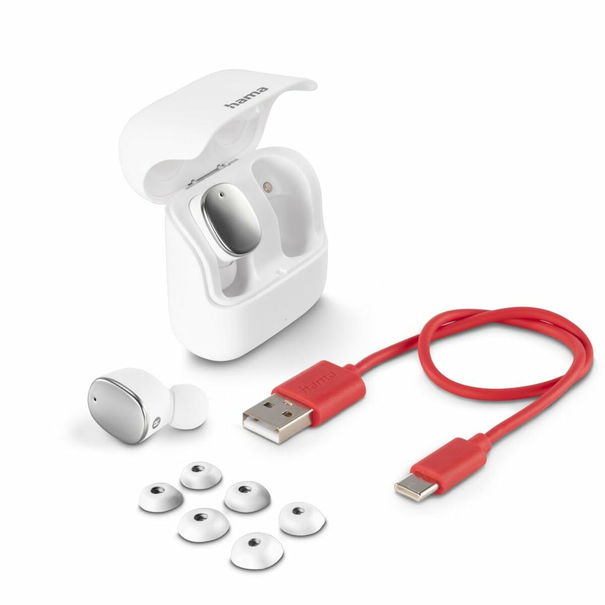 Headphones Hama 00184109 White-20