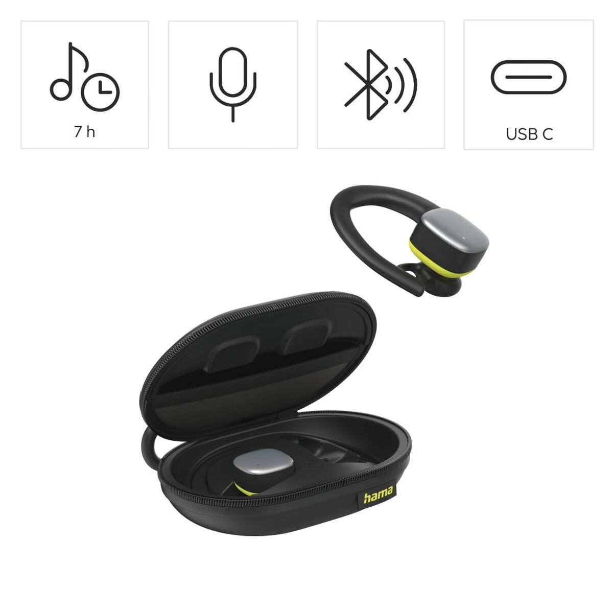 Headphones Hama 00184113 Black-21