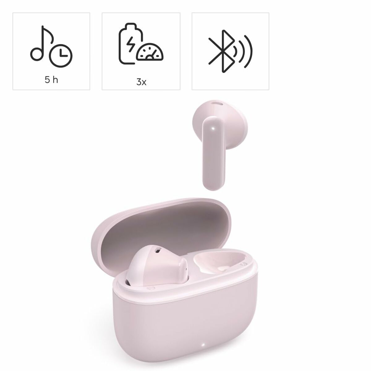 Headphones Hama 00221755 Pink-5