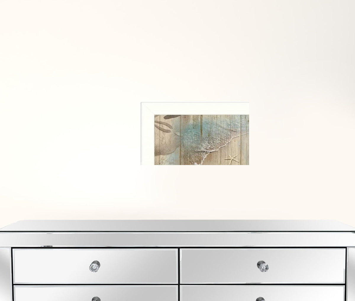 Set Of Two Dream or Relax White Framed Print Wall Art W2B