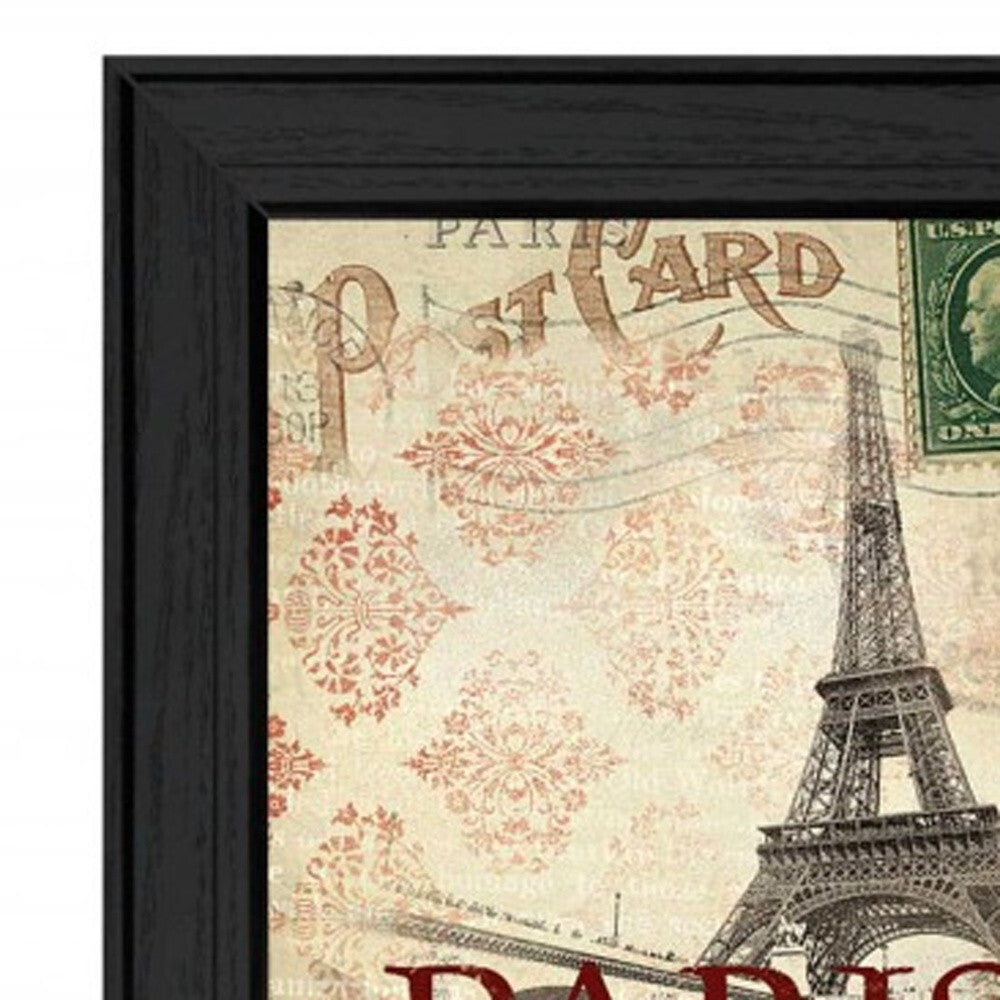 Set Of Two Post Cards Black Framed Print Wall Art W2B
