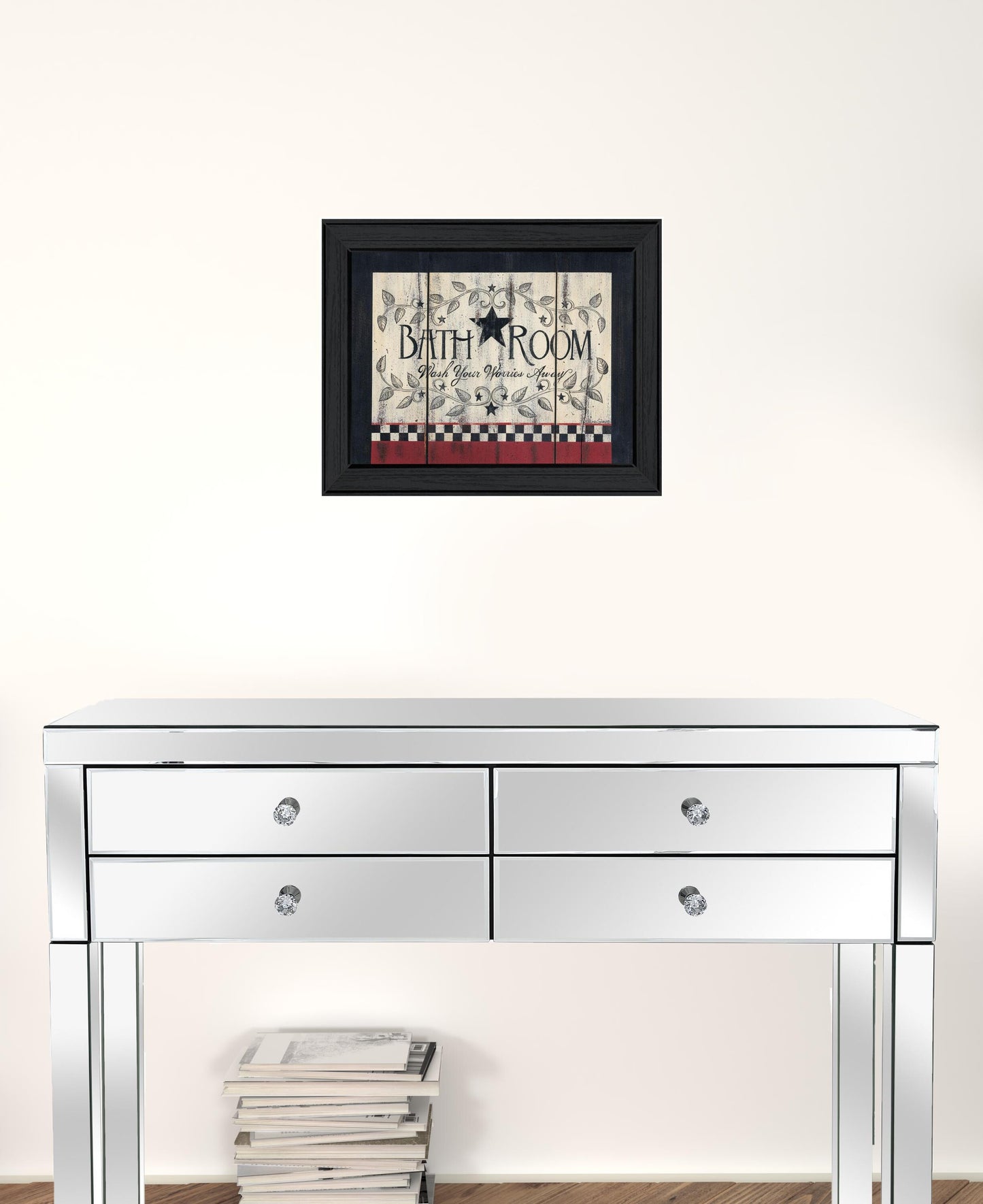 Set Of Two Hot Bath 7 Black Framed Print Bathroom Wall Art